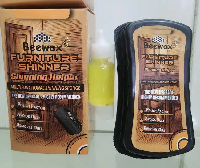 Beeswax Furniture Shiner – Natural Wood Polish & Protector