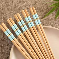 5-Pair Reusable Wooden Chopsticks – Eco-Friendly Dining Utensils