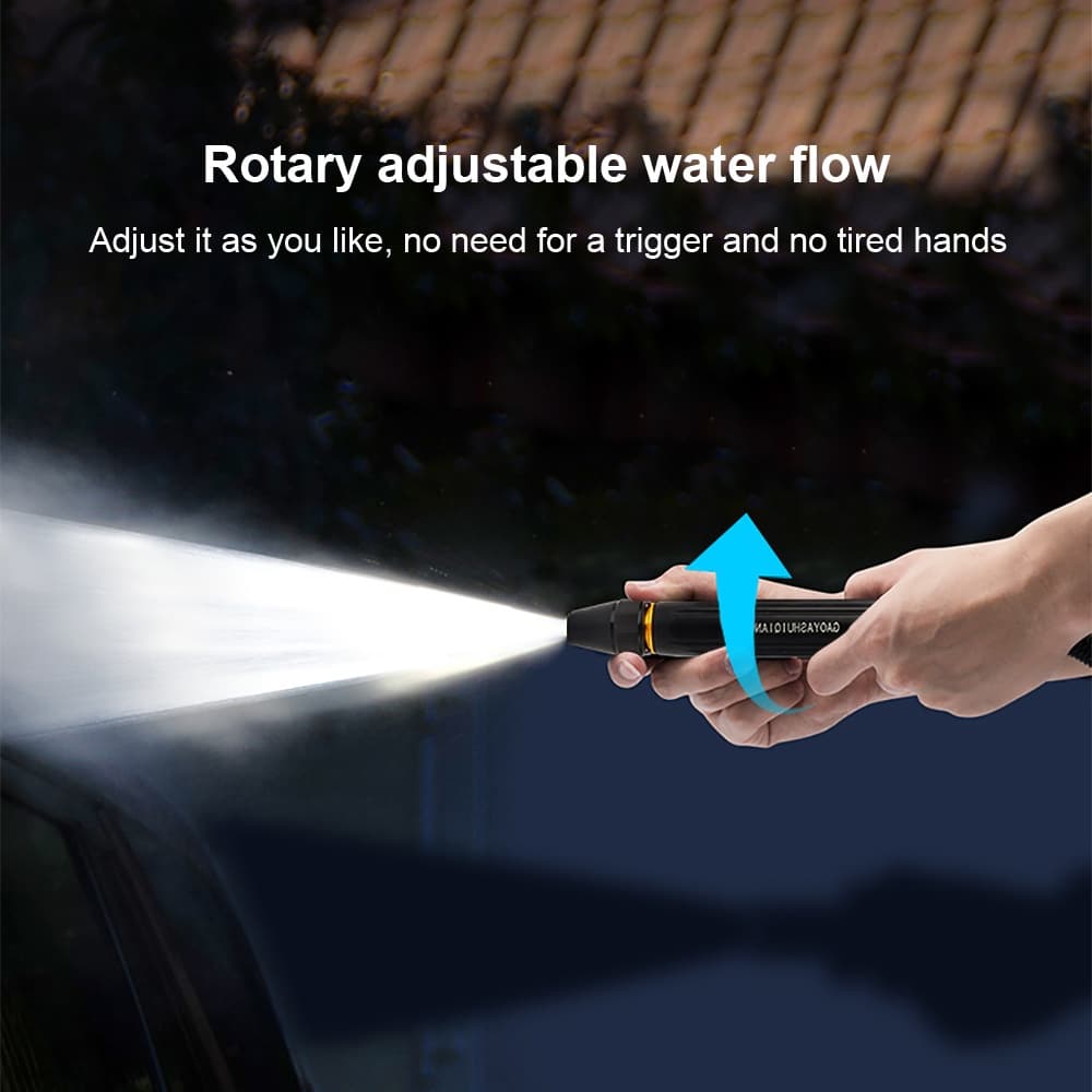 Multifunctional Adjustable Metal Spray Gun Nozzle – High Pressure for Car Wash & Gardening