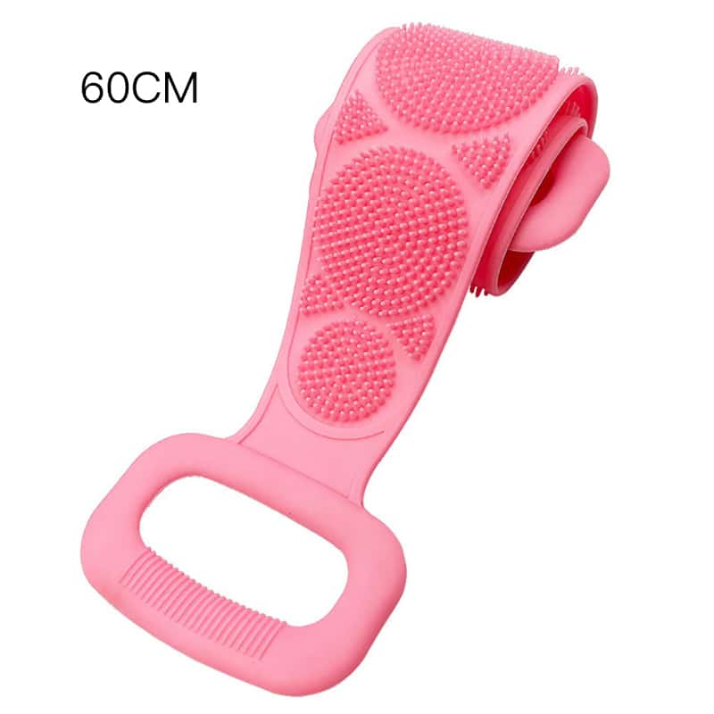 Silicone Body & Back Scrubber – Exfoliating Bath Brush with Massage Sponge