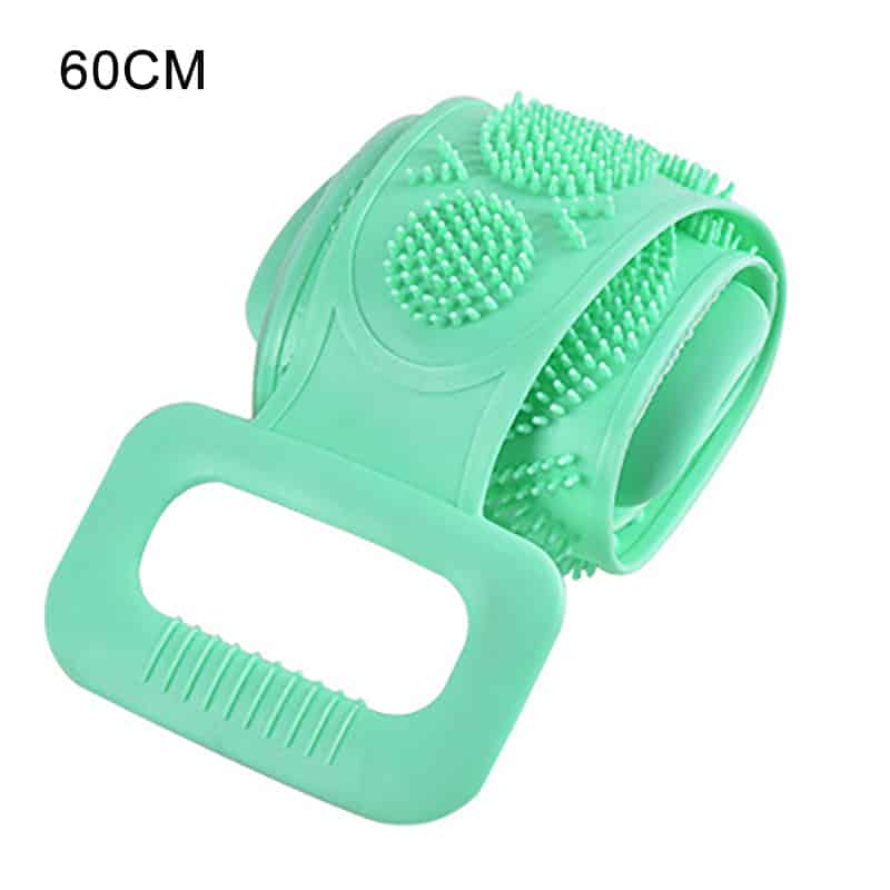 Silicone Body & Back Scrubber – Exfoliating Bath Brush with Massage Sponge